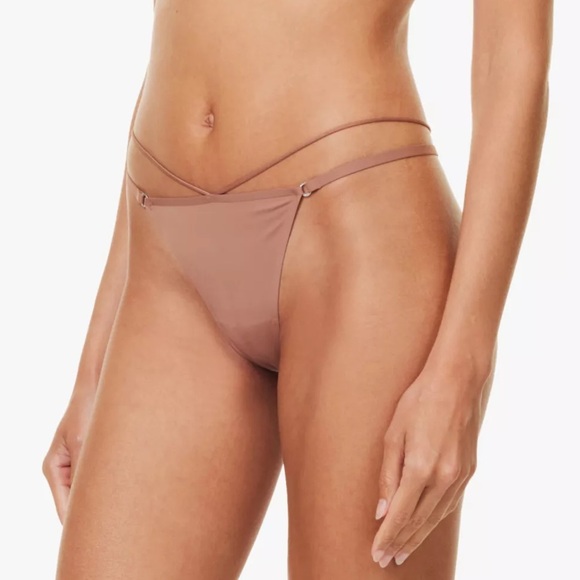 Nensi Dojaka x Calvin Klein string mid-rise Silk Thong - Picture 2 of 9